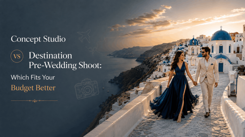 Concept Studio vs Destination Pre-Wedding Shoot: Which Fits Your Budget Better